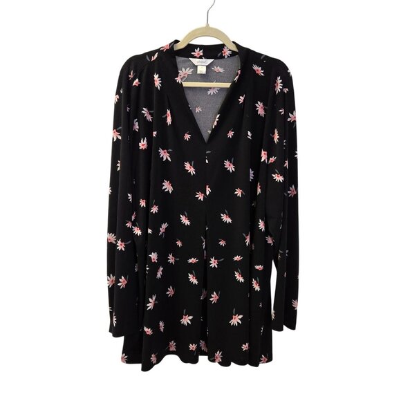 CJ Banks Floral Popover Boho Top Size 3XL - Picture 1 of 6